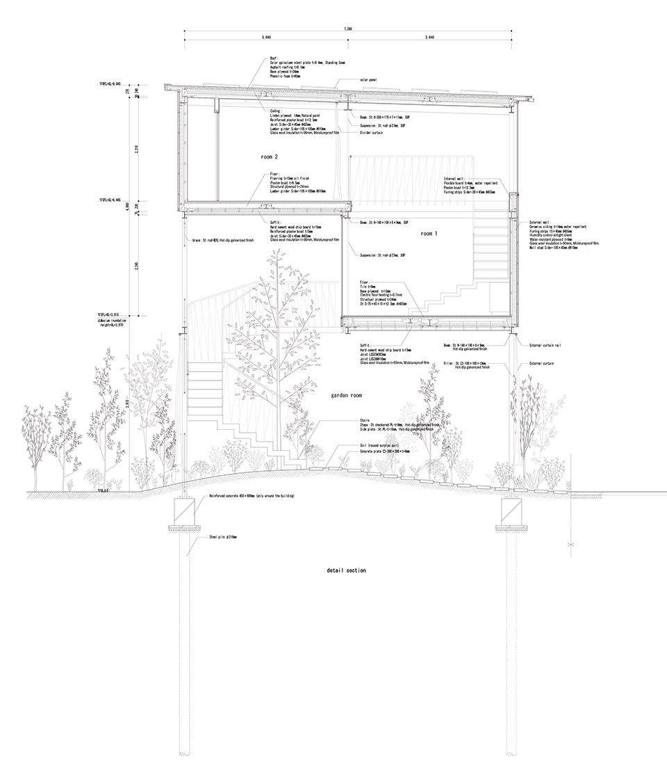 Blank Garden 花园住宅丨日本东京丨UNEMORI ARCHITECTS-20