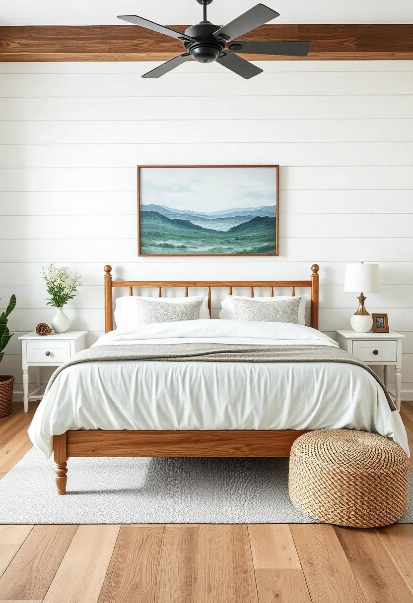 打造带护墙板的农舍风卧室-124