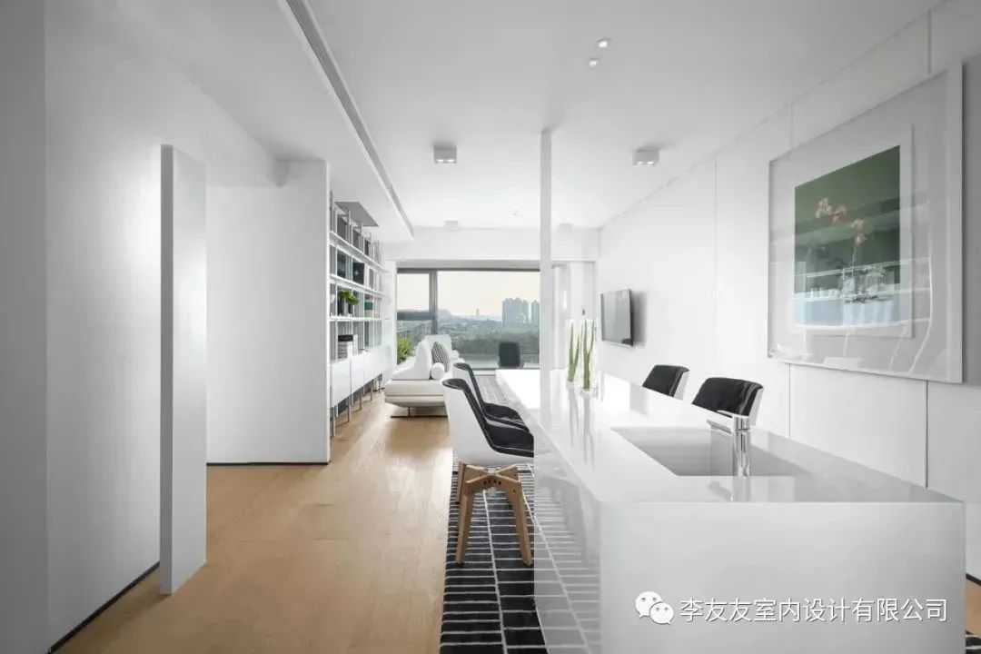 极简江景宅丨李友友室内设计公司-13