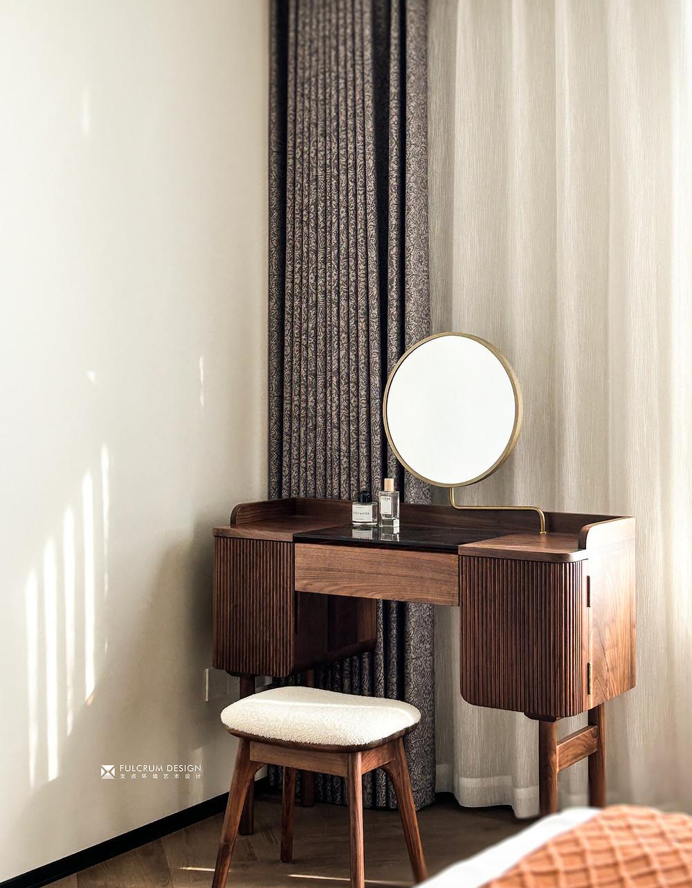 联投安屿那奶油侘寂中古住宅设计丨艺境·陈设软装-65