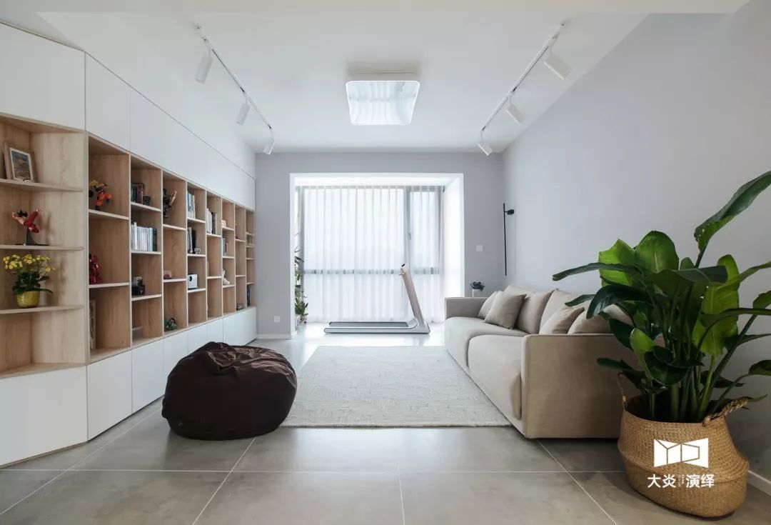 极简北欧婚房,零距离互动生活空间-25