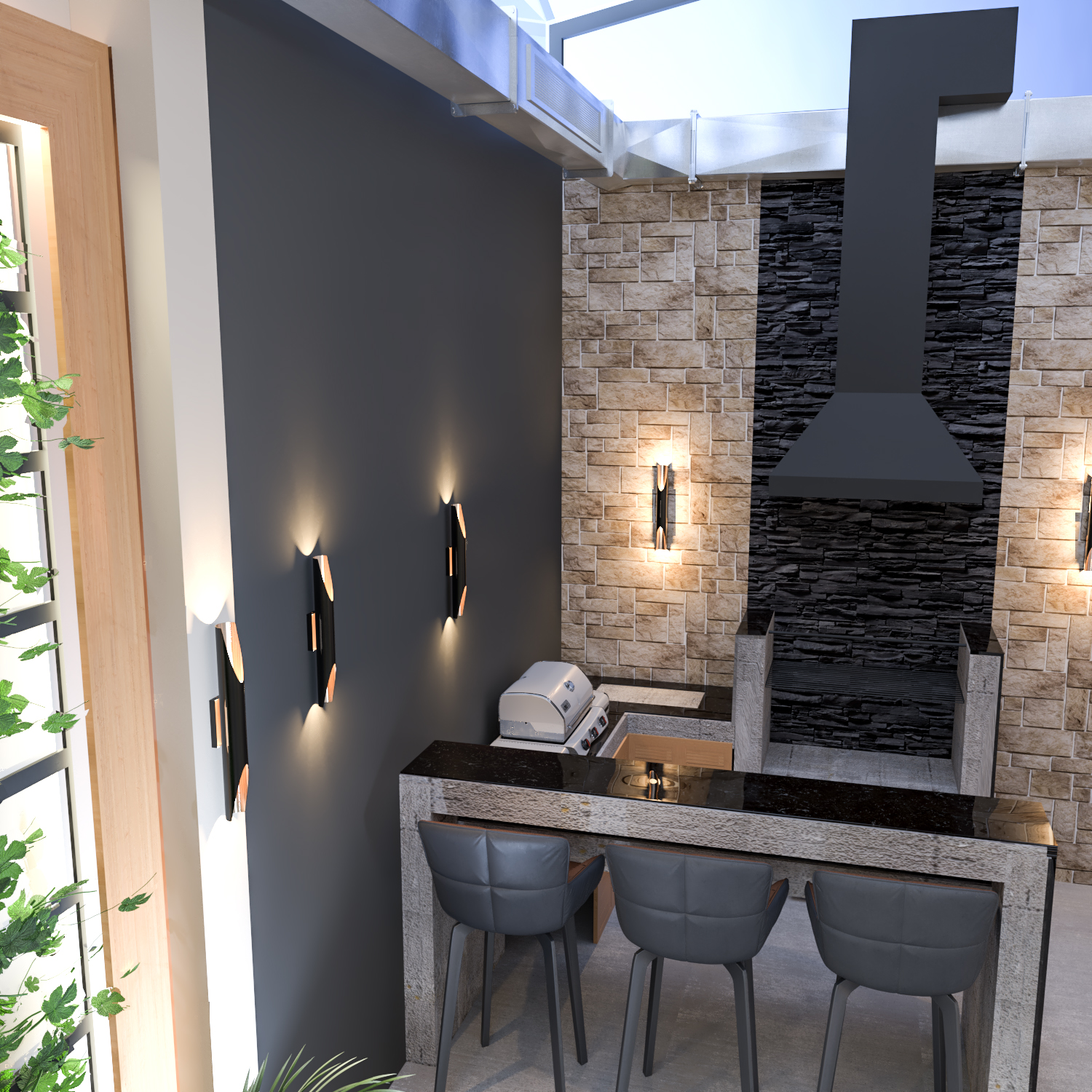 私人接待处和花园-14