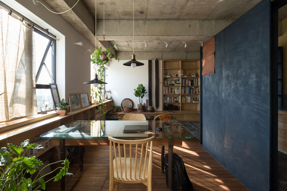 河内 62 平米公寓的开放式改造-13