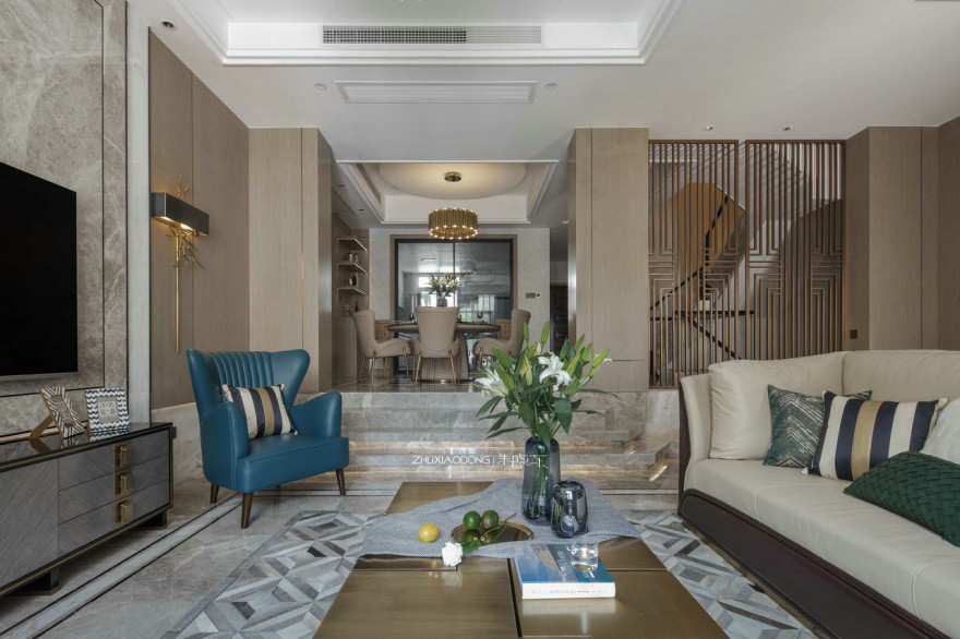 舟山 420㎡别墅 | 轻奢主义的初心落地-17