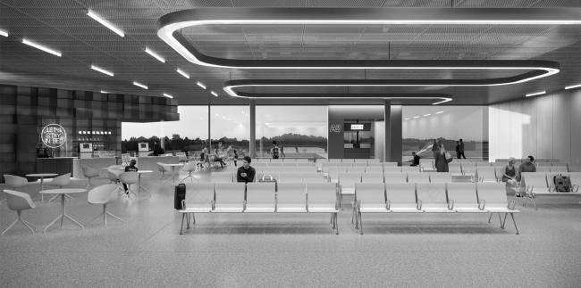 ОмскФёдоровка机场“冰雪像素化”项目丨俄罗斯丨Nefa architects-63