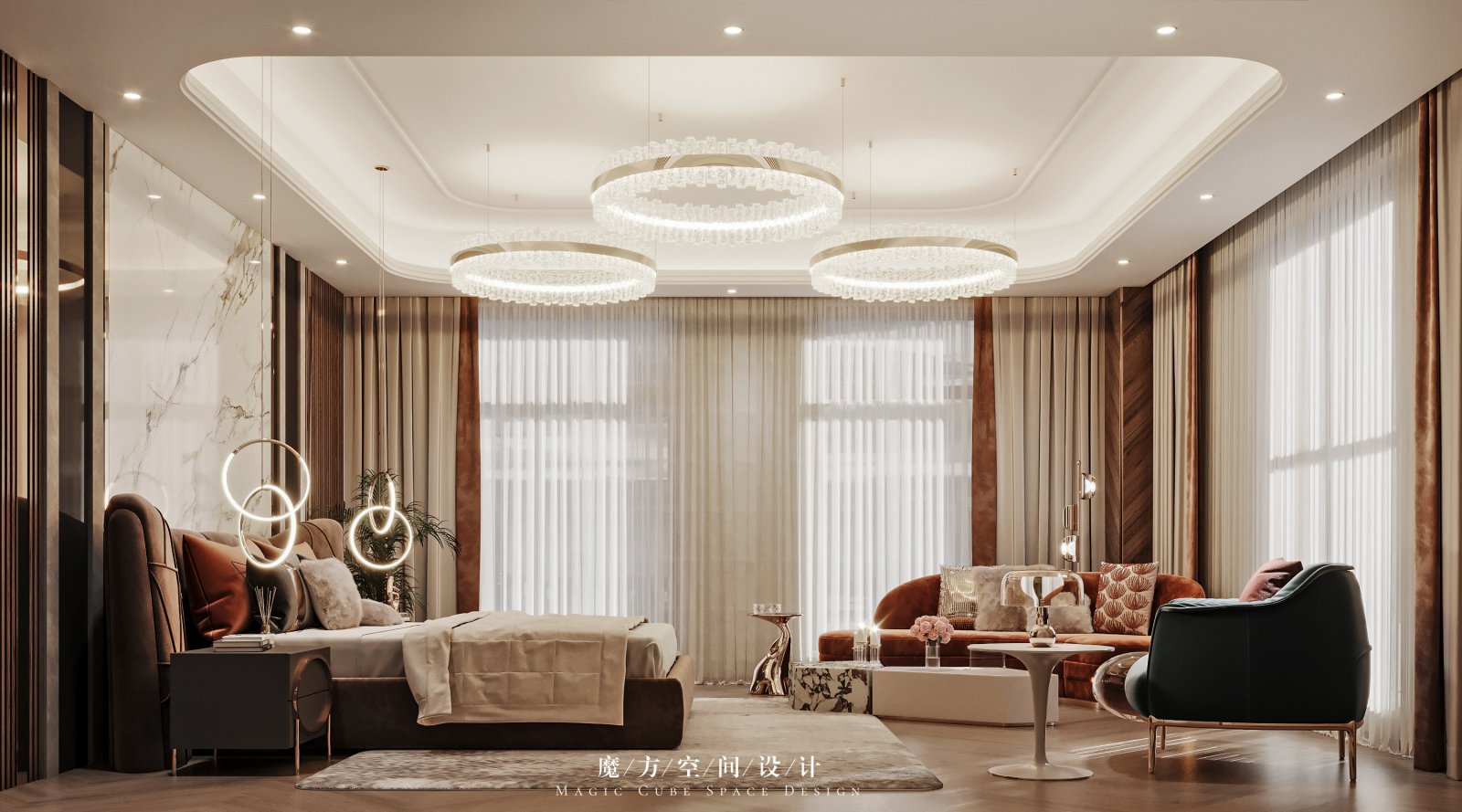 南昌意式轻奢别墅项目丨中国南昌丨魔方空间设计-8