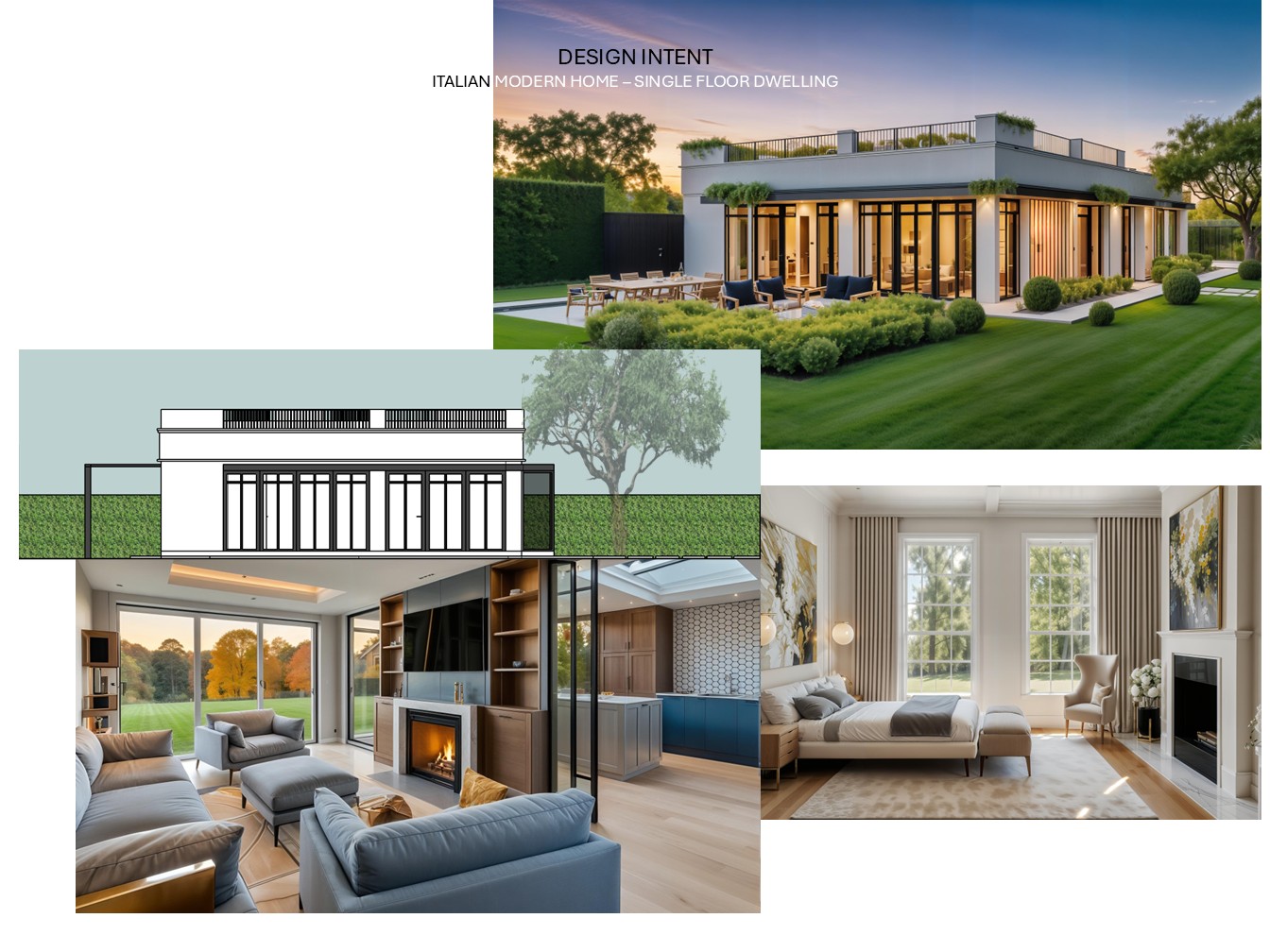 Italian Neo-Classical Revival 1 Story House Design-1