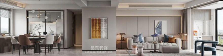 永江府现代简约家居设计丨中国台州丨品东装饰-9