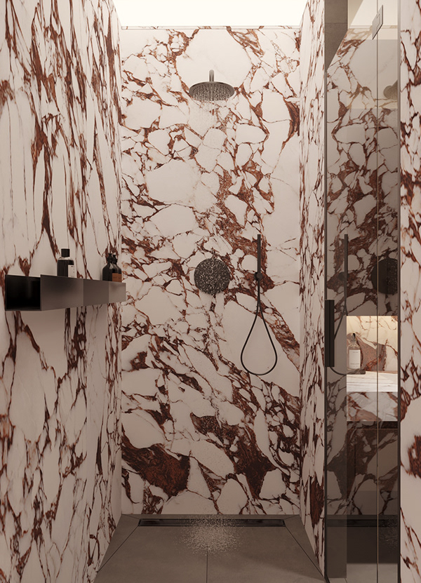 Red accents — Lviv townhouse for young couple-12