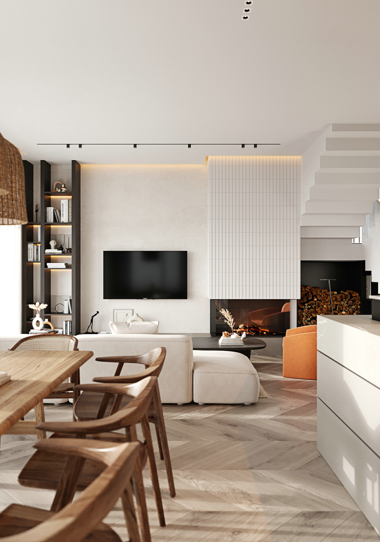 200㎡原木风住宅设计-5