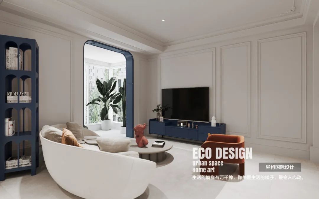 梦回巴黎 | 现代法式住宅设计，拱形门元素增添浪漫气息-4