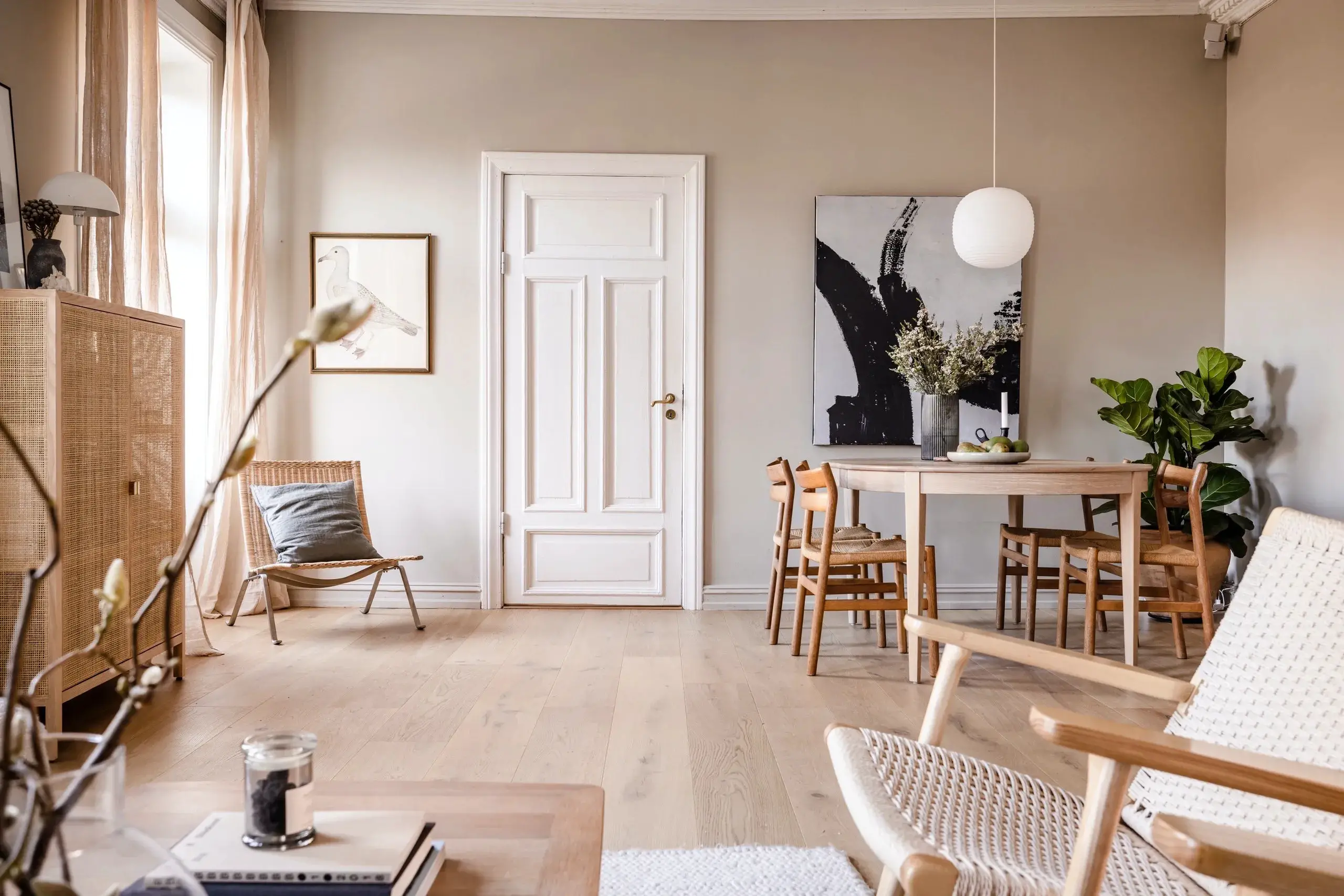 奥斯陆 19 世纪建筑中的柔和现代公寓-6