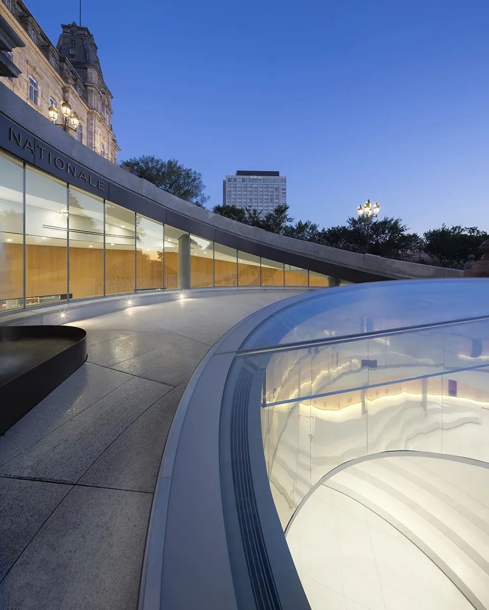 魁北克国民议会新馆 | 地下螺旋坡道展现民主精神-75