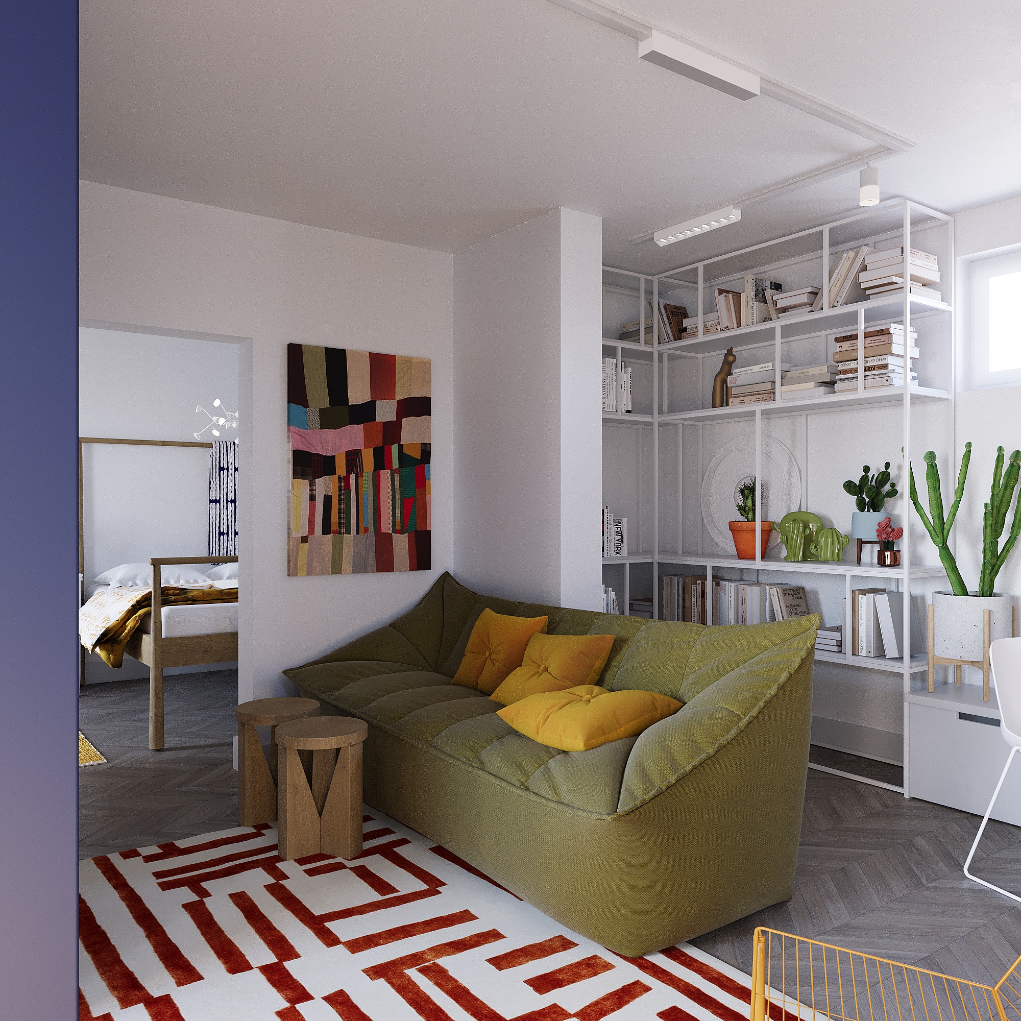 年轻女性活力公寓改造-1