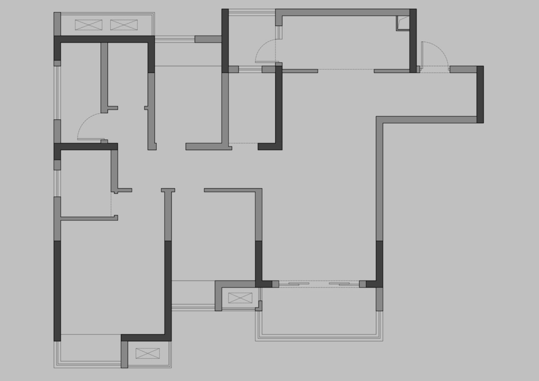 康桥融府平层公寓设计丨中国重庆丨WINYE 云也空间设计研究社-7