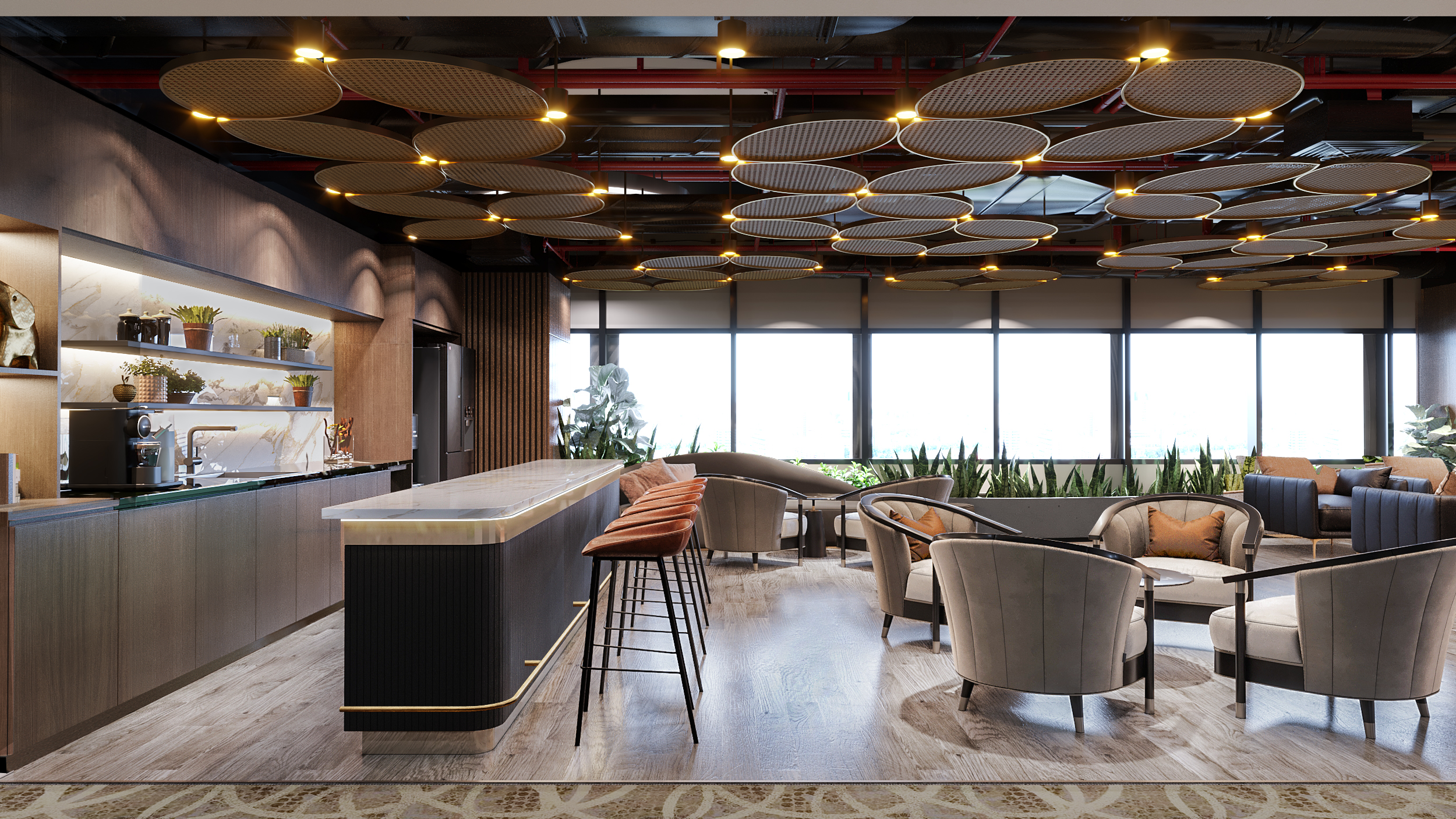 银行大堂与休息室丨越南河内-16