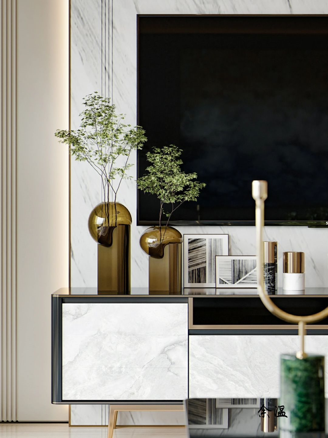 现代意式轻奢公寓设计-7