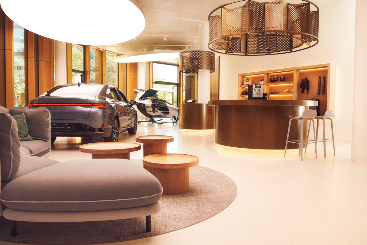 XPENG showroom in Copenhagen designed around future mobility-11