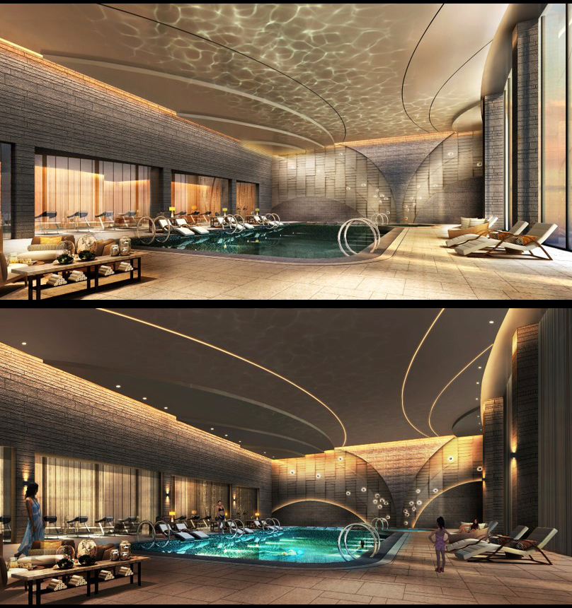 山东日照喜来登大酒店室内外灯光设计方案丨中国日照-28