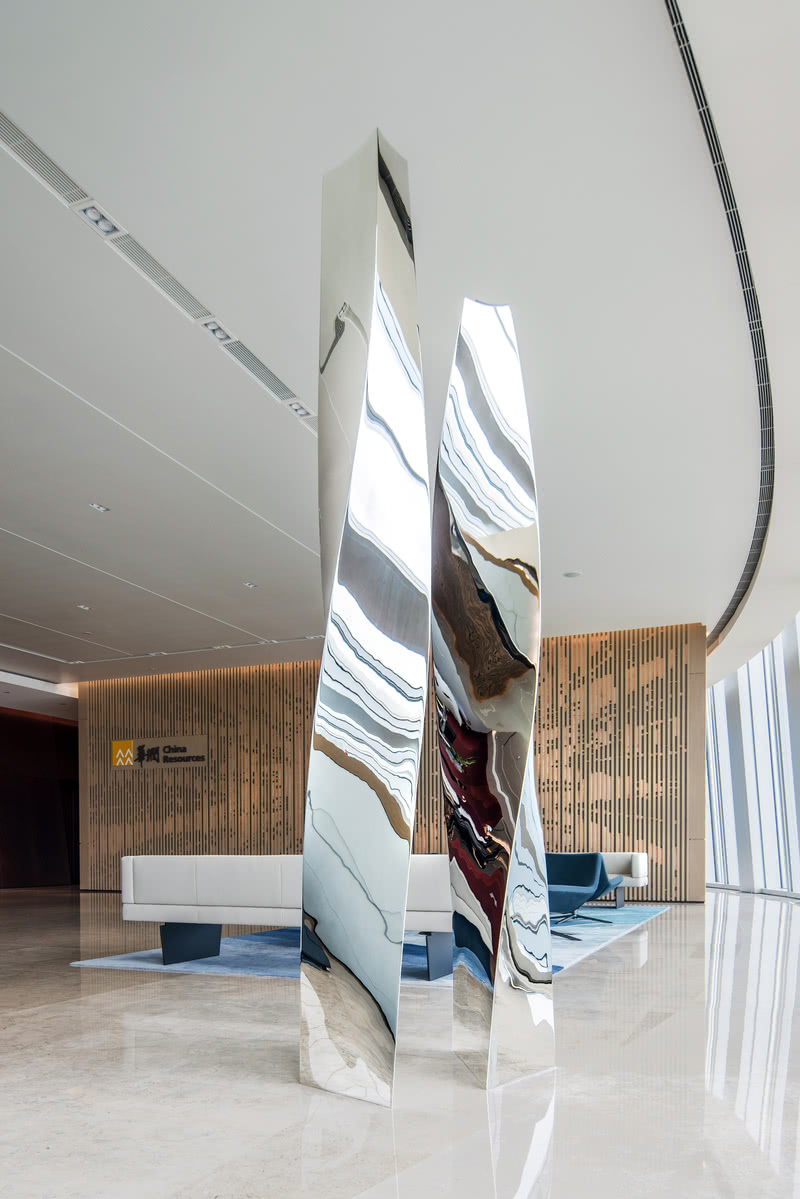 中国华润大厦“水文化”艺术空间设计-19