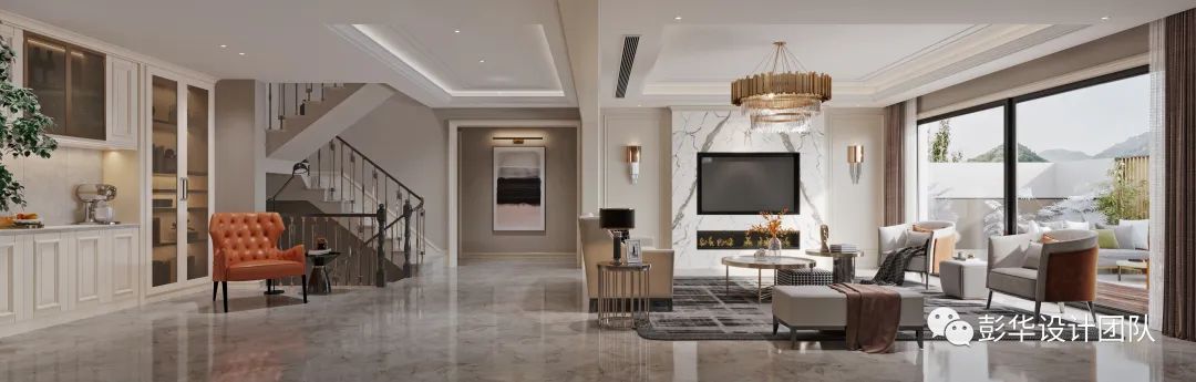 世茂·茂悦府现代轻奢别墅丨彭华设计团队-6