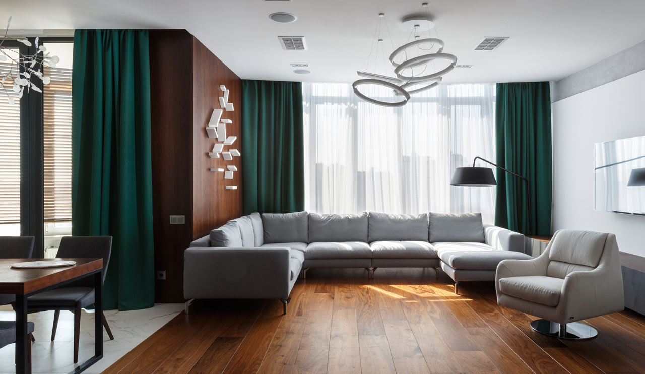 乌克兰顶层公寓 | 城市全景与简约设计的完美融合-6