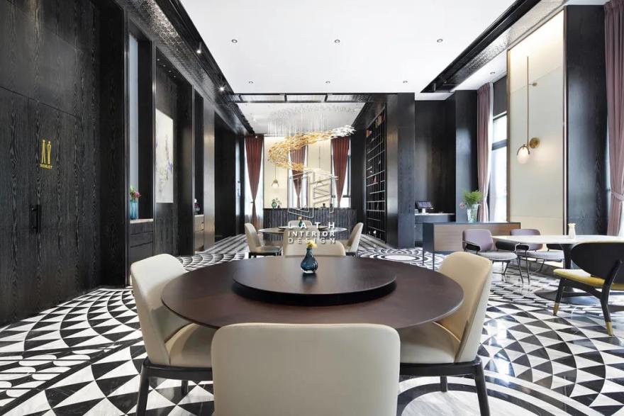 现代 Art Deco 风格餐厅设计-12