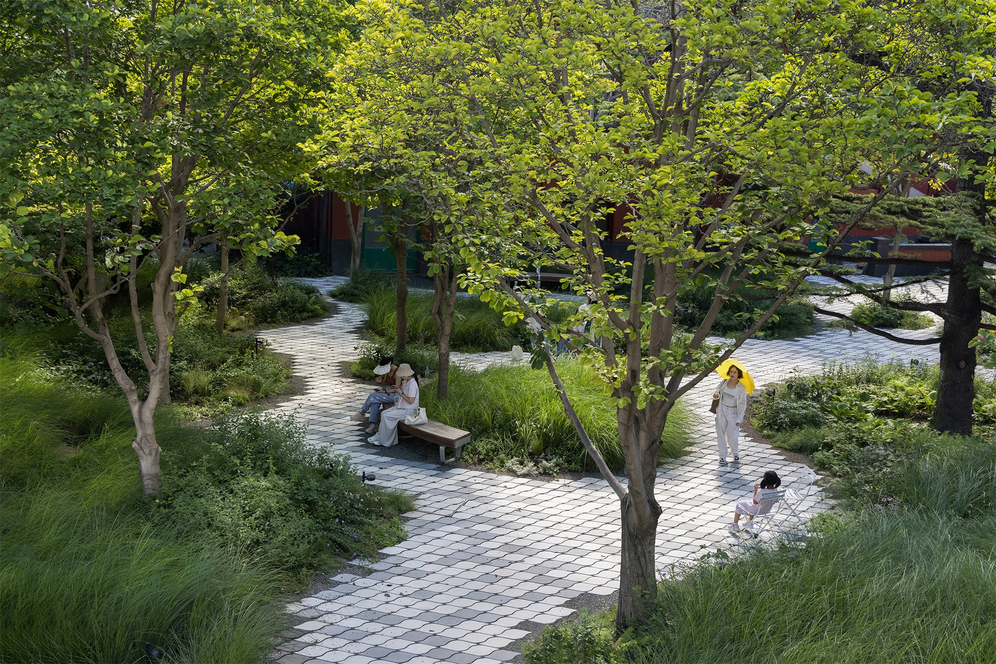 北京市三里屯西五街5号院花园丨中国北京丨OneScape一域景观事务所-5