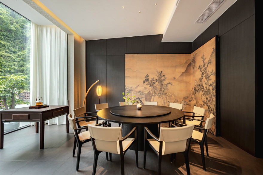 五峰如院庭院餐厅丨中国湖北丨宜昌拾间设计-59