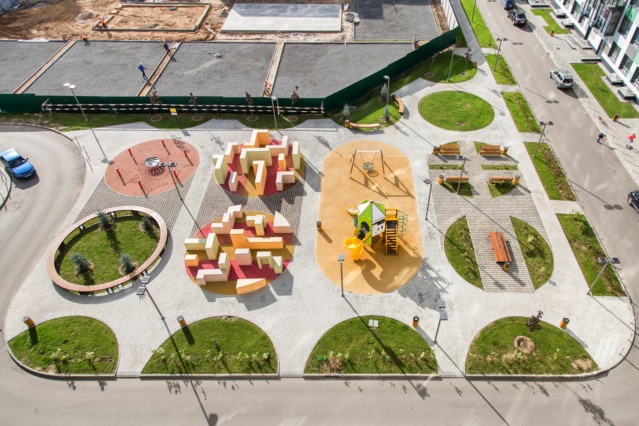 “Новомолоково” 第二阶段舒适级住宅综合体景观设计丨俄罗斯莫斯科丨Megabudka 建筑事务所-68