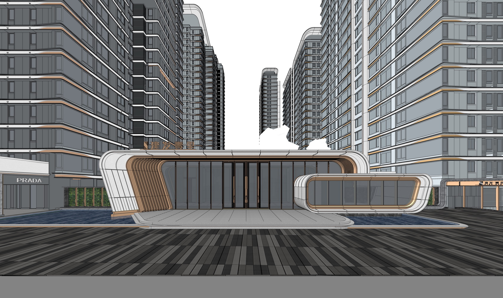 厦门建发壹里高层豪宅SU模型-0