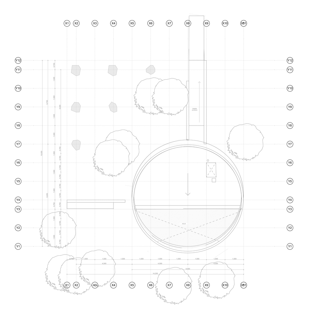智利森林中的 Moholy 冥想空间丨José Peña-47
