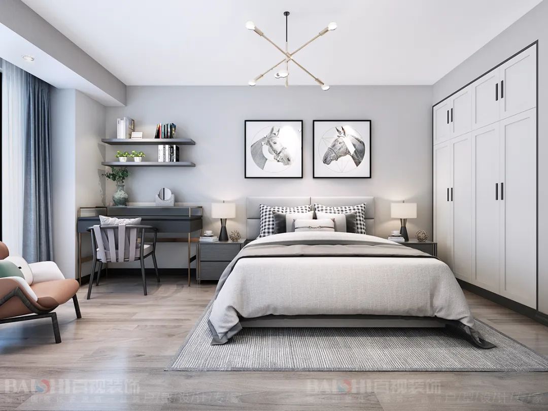 百视装饰•外滩府 | 现代简约风格打造舒适生活空间-110