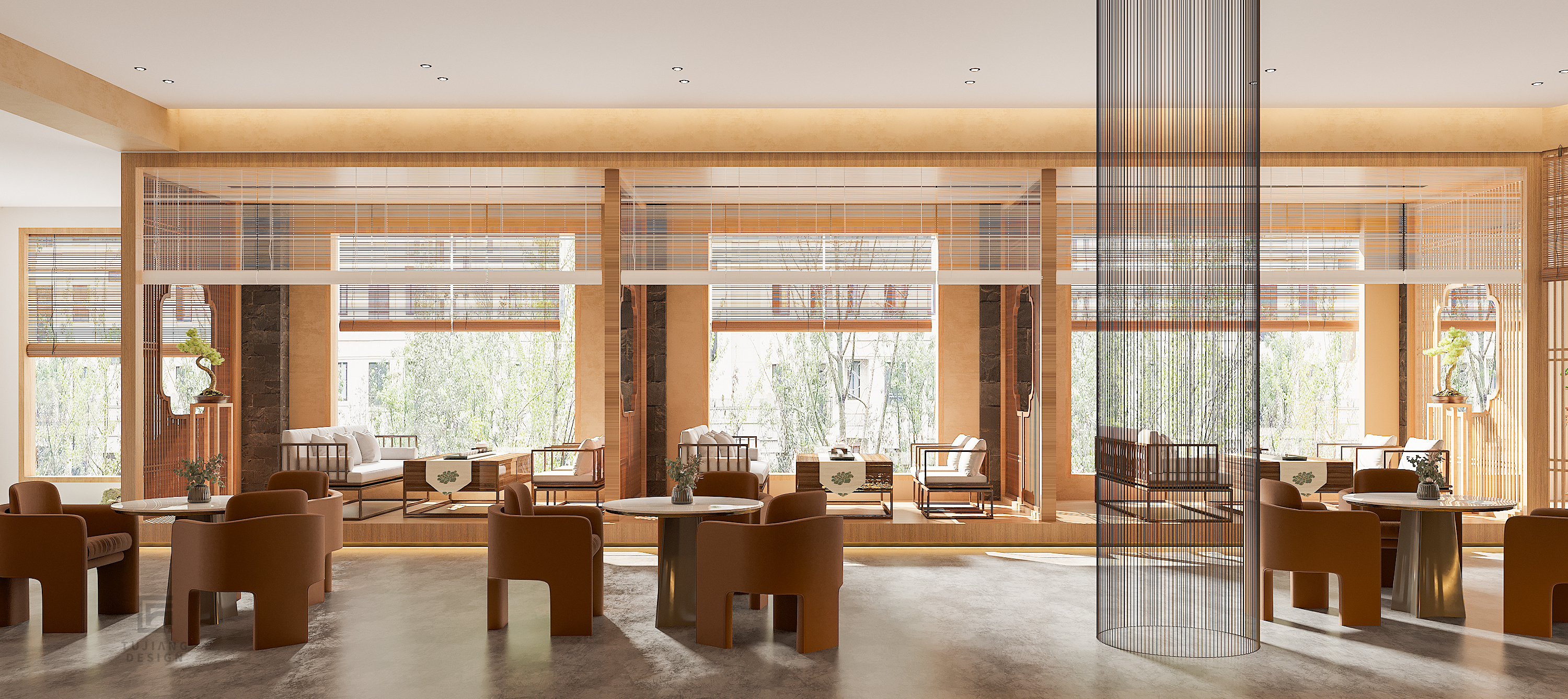 饱含情韵的茶楼禅意设计-5