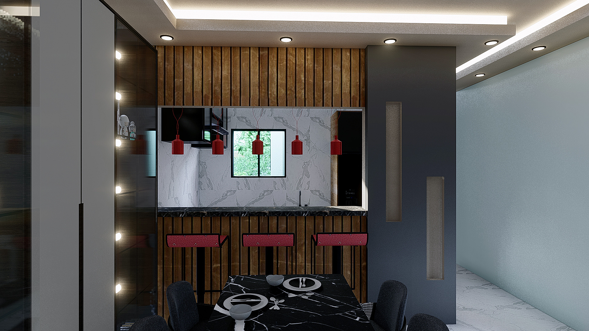 تصميم لوحده 90 متر اسكان اجتماعي بجمهورية مصر العربيه-6