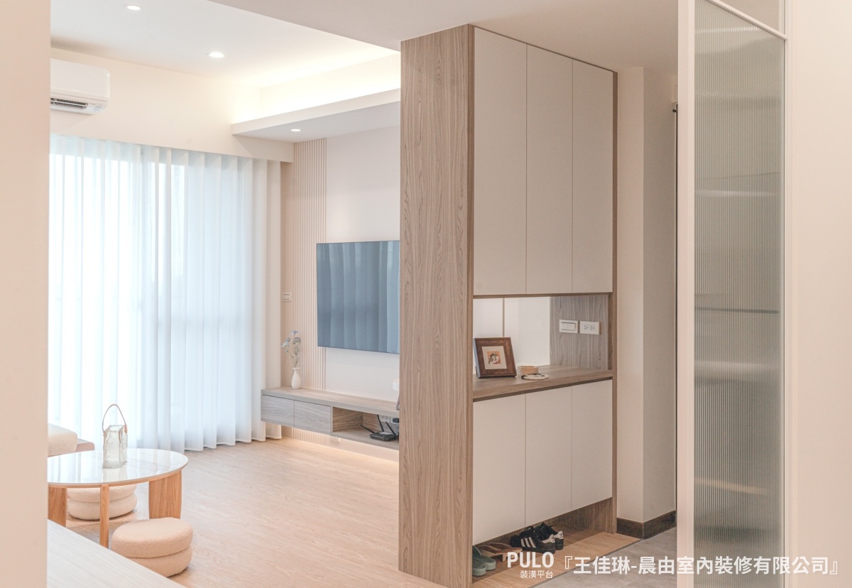 台南15坪小宅室内轻装修设计丨中国台南丨晨由室内装修有限公司（设计师王佳琳）-1