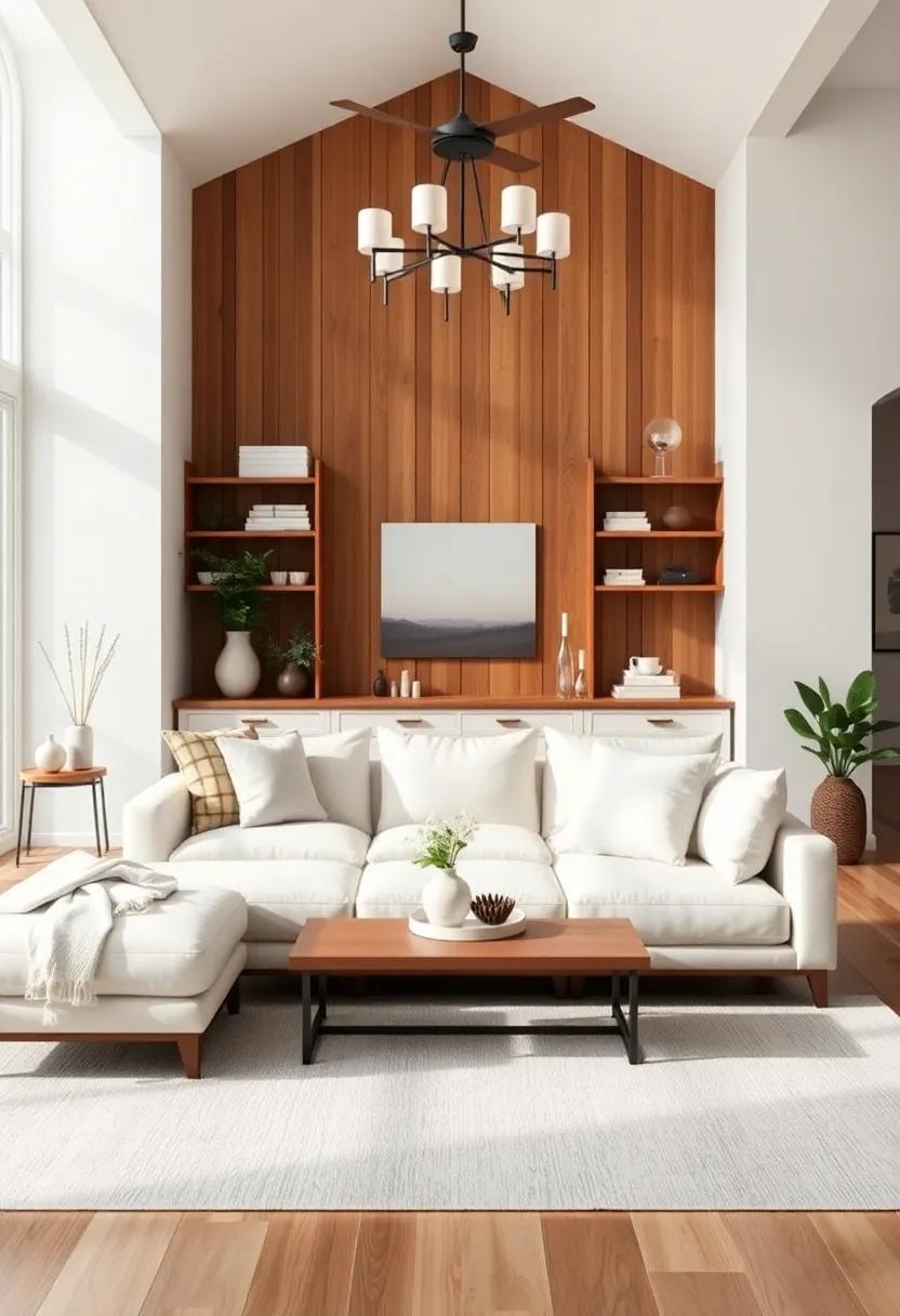 设计中性农舍风格客厅营造优雅宁静氛围-61