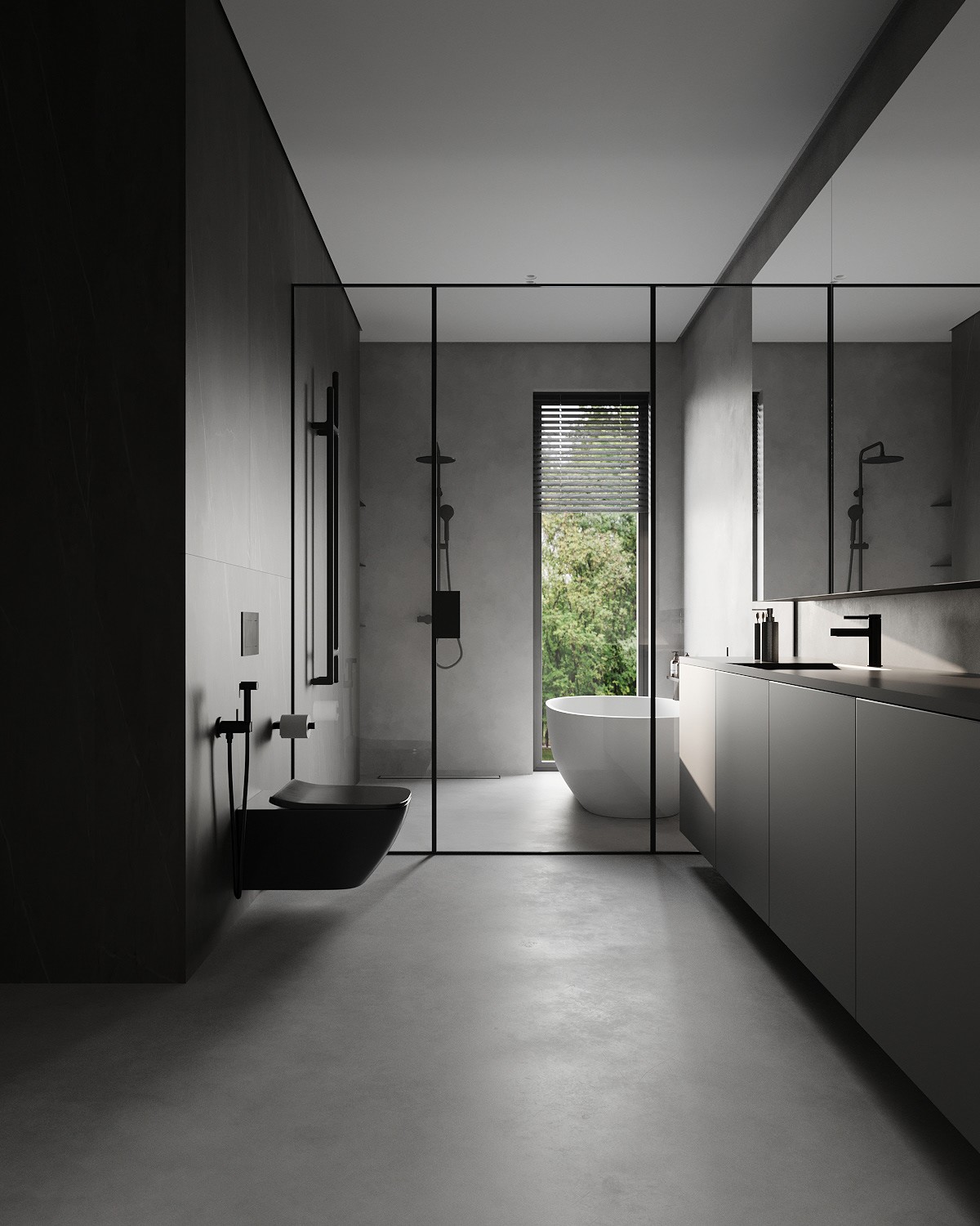 高级灰调 别墅简约空间设计！-13