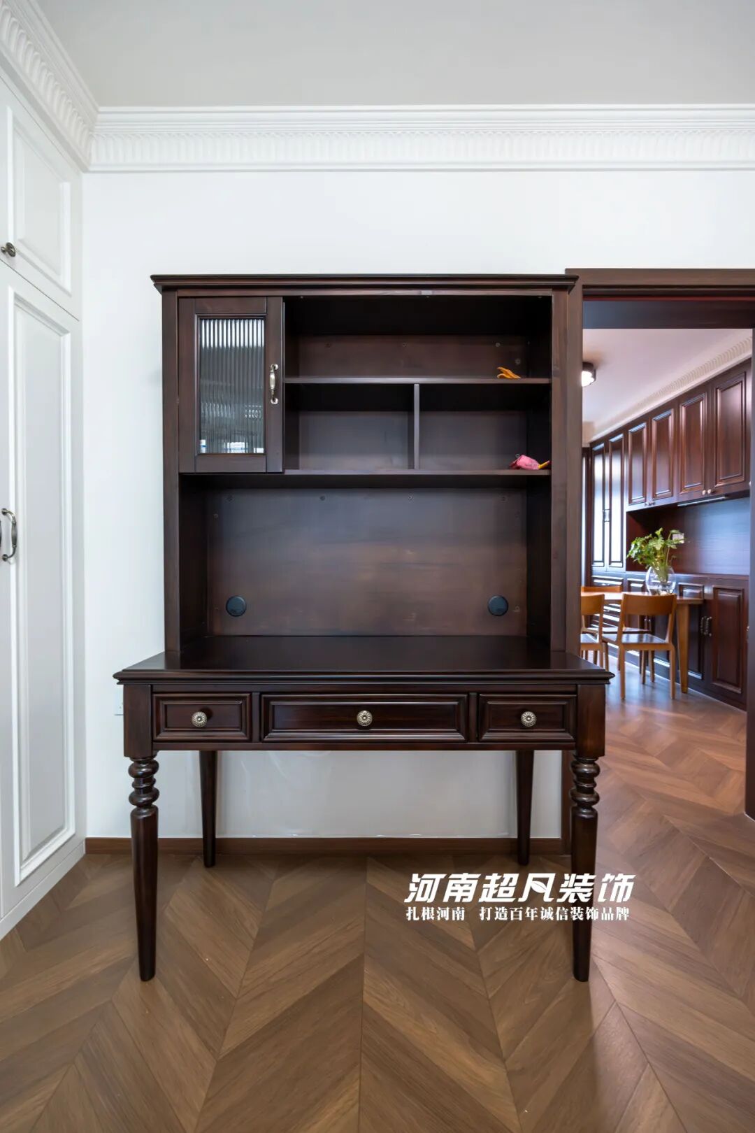 完工首发丨管城区金城街30号院，123㎡老房翻新，美式复古设计，优雅低调绽放-136