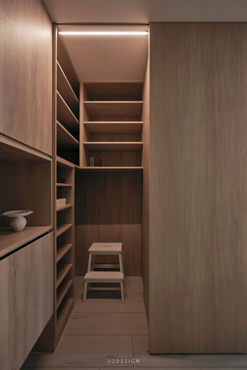 奶油风两室一厅住宅设计-6