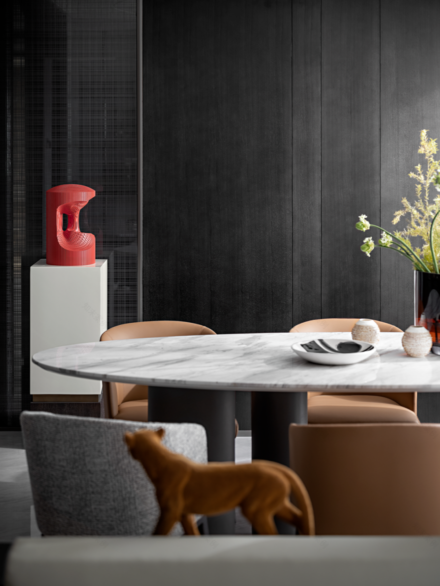 伶居空间设计 · 238㎡轻奢大平层-10