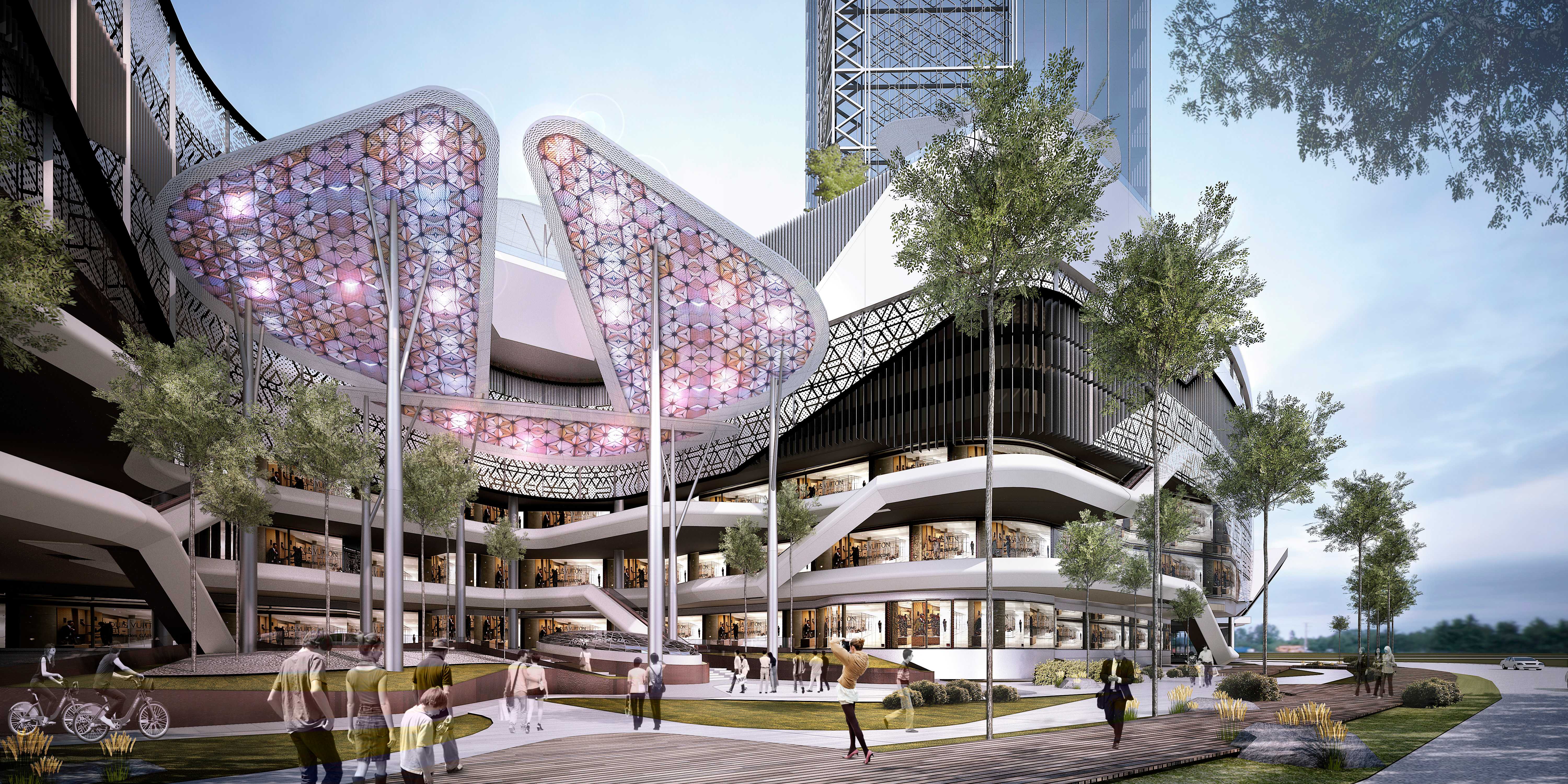 混搭风开发与总体规划 | 多业态综合体设计展示-43