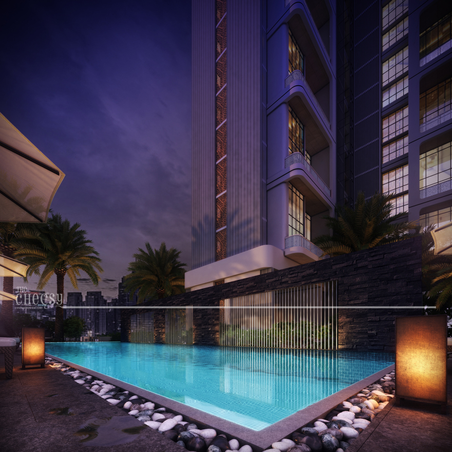 三维渲染呈现的住宅与工业空间艺术-9