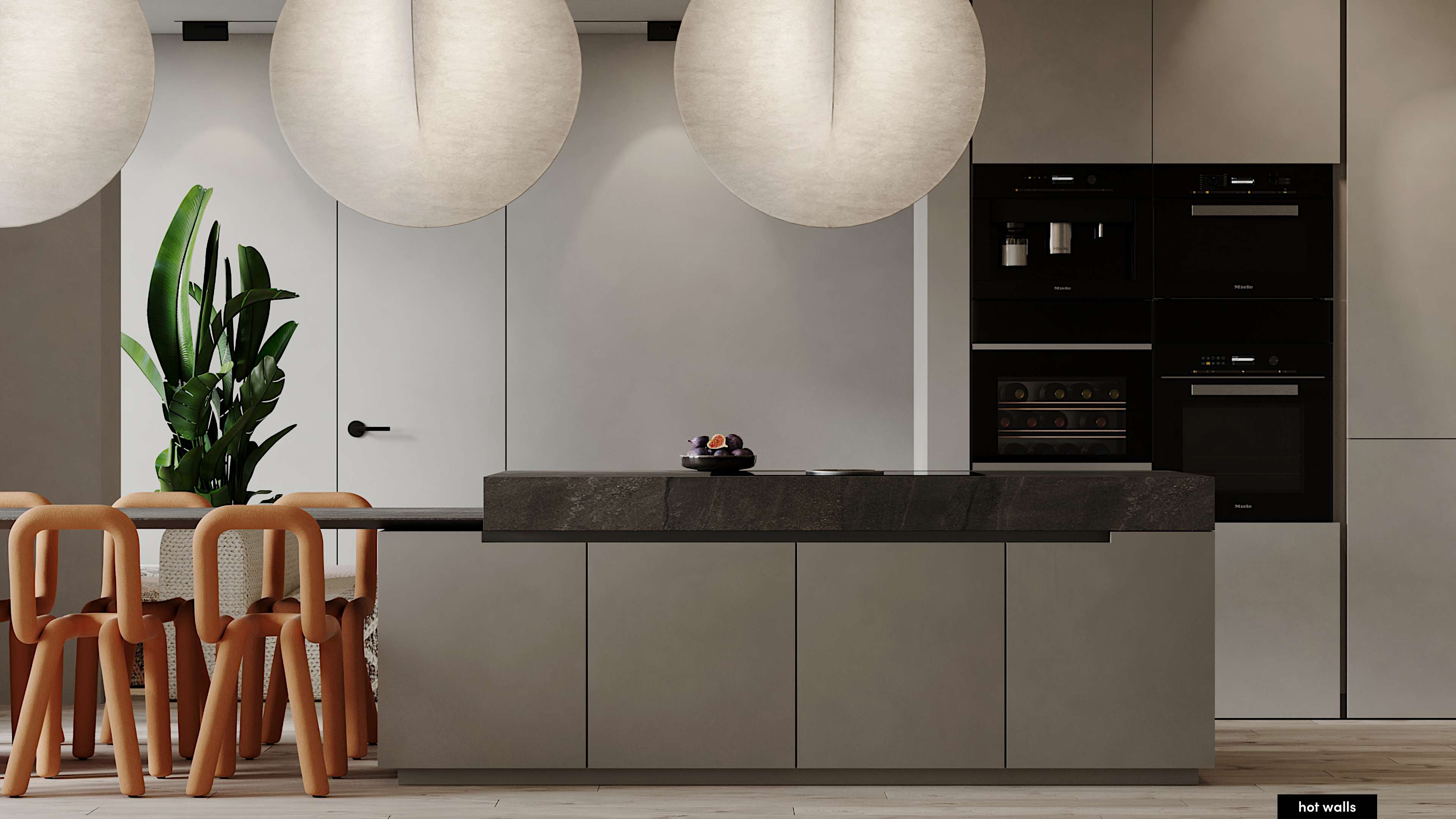 Wандер парк, 90m² Hot Walls-1