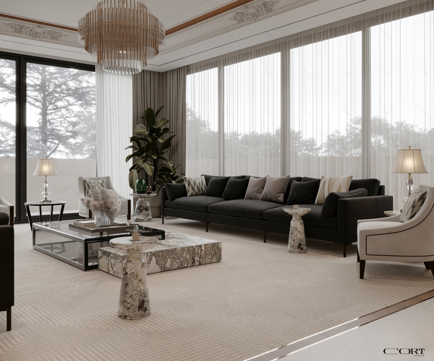 NEO CLASSIC VILLA(新古典别墅)丨沙特阿拉伯利雅得丨CORT Design-9