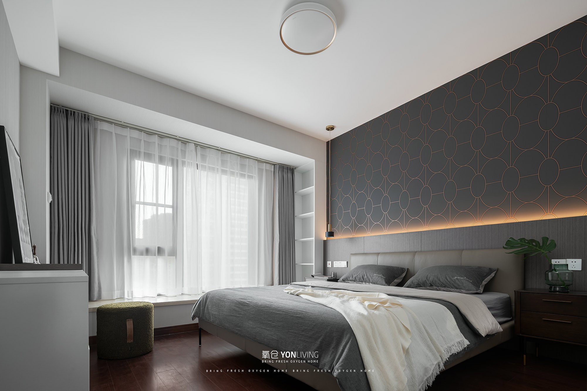 氧仓家居 · 万科玲东花园丨伯壳 Studio-22