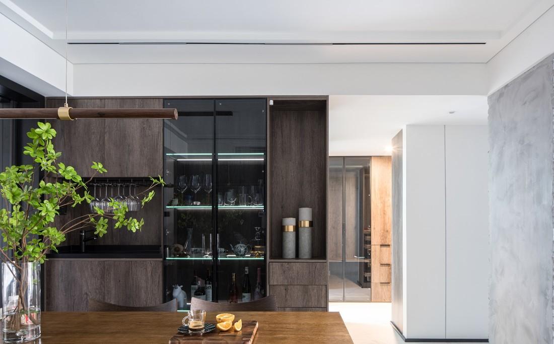 上海谷辰设计 · 平层空间的一抹春意江南-14