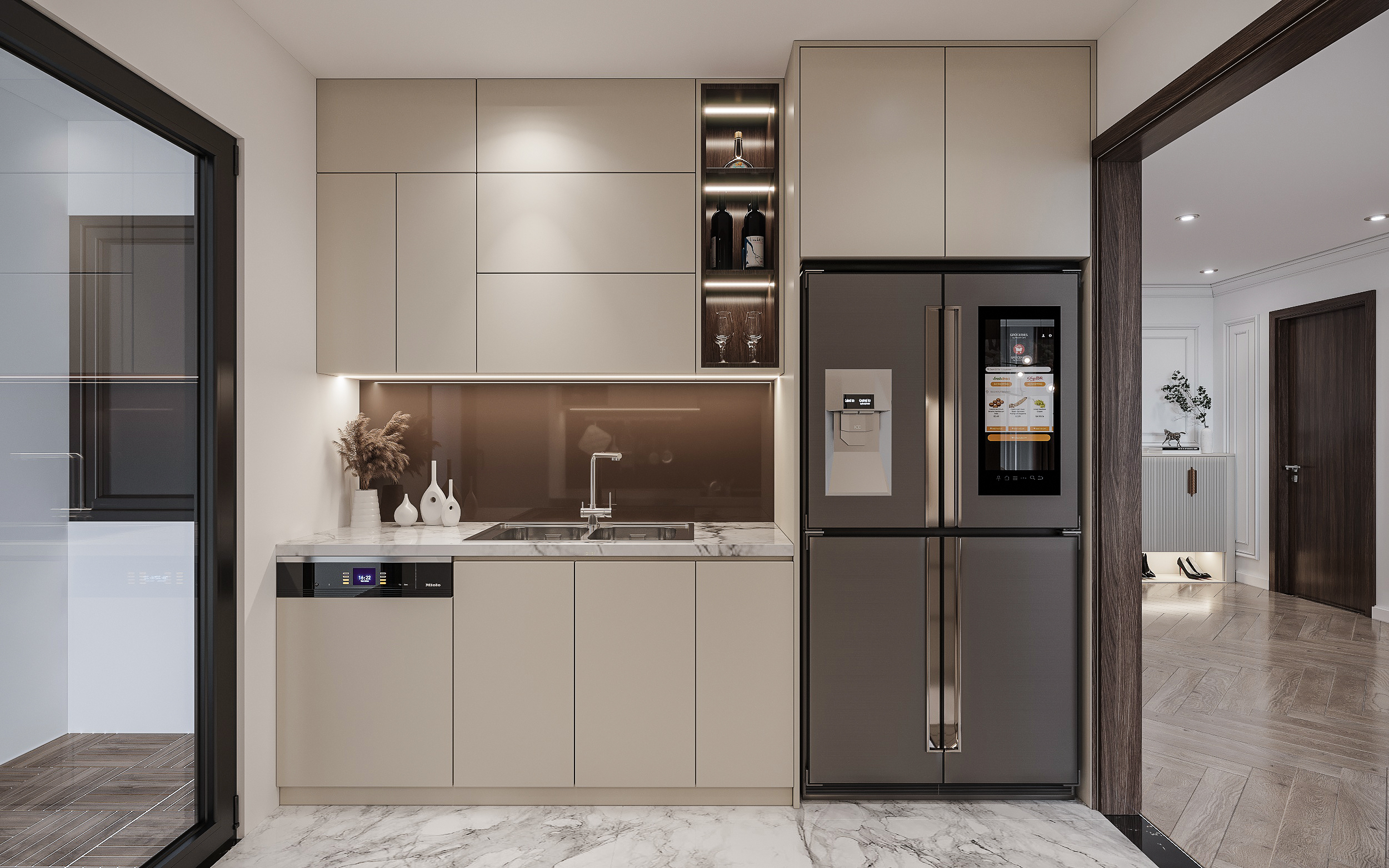 Livingroom+Kitchen The Summit Building-4