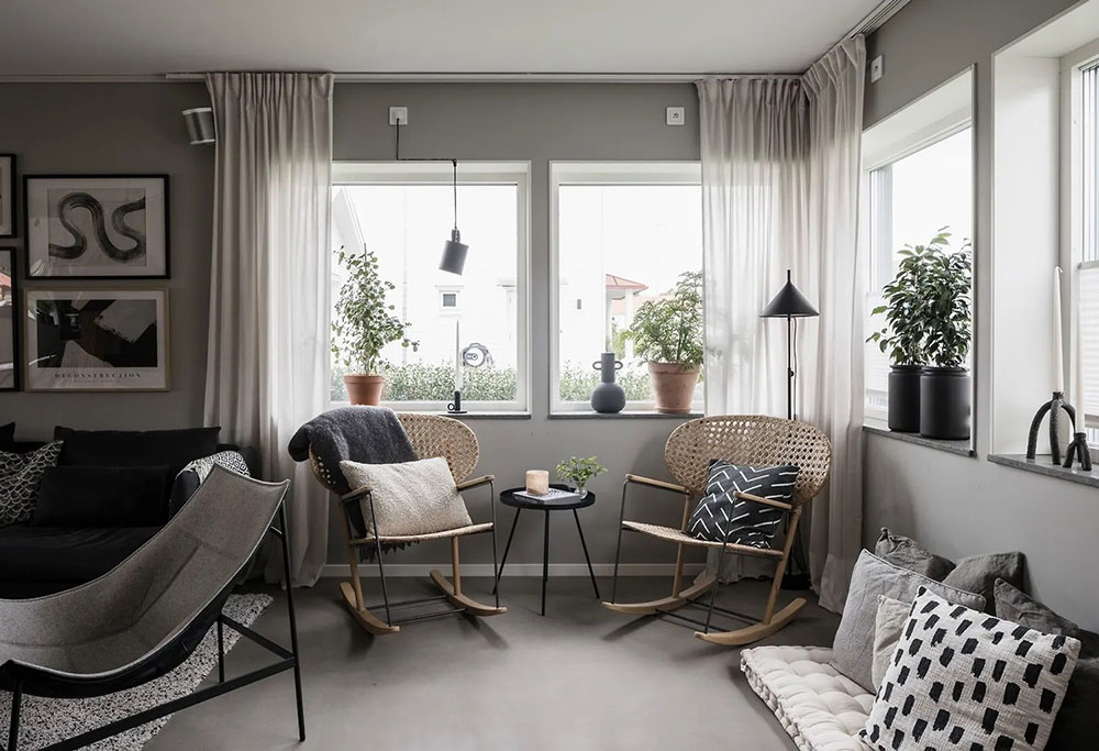 瑞典现代小木屋的温暖设计-12