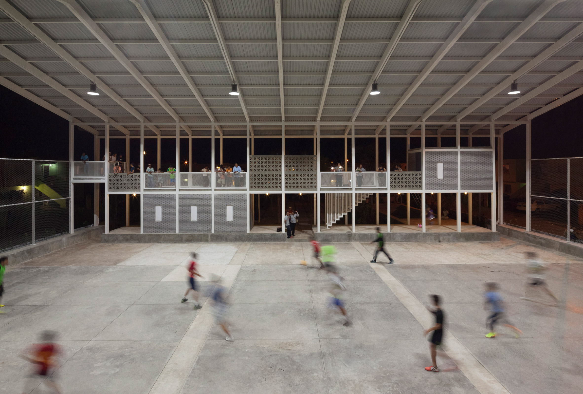 Pitched-roof structure revitalises public space at Veracruz port-14